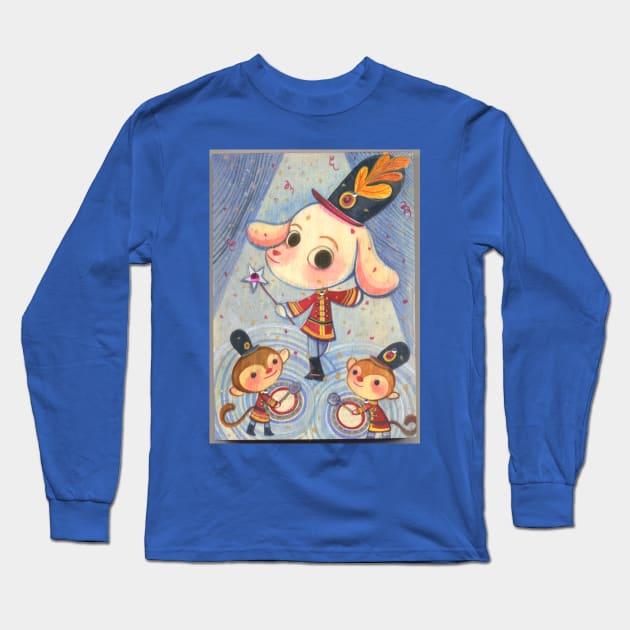 Christmas Long Sleeve T-Shirt by Alina Chau